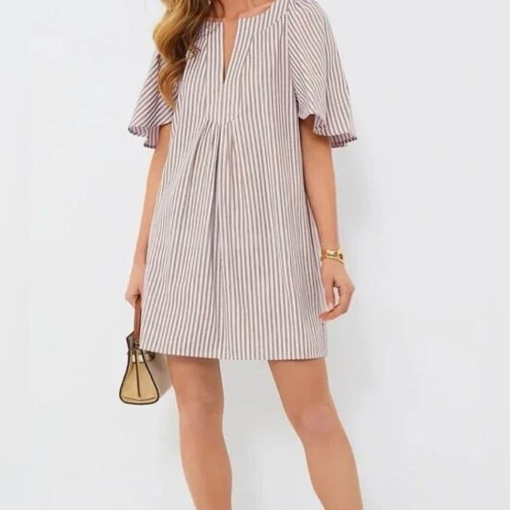 Tuckernuck Pomander Place Lavender Finley Flutter Sleeve Dress NWOT